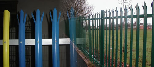 Vinyl Coated Steel Security Fencing