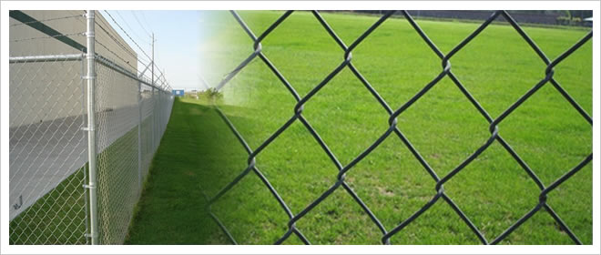 Plastic Coated Chain Link Fence for Security Uses