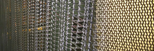 Decorative mesh curtains