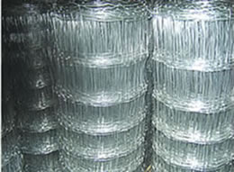 Fixed Knot Mesh Fence for Horses