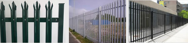 W type Steel Palisade Fencing